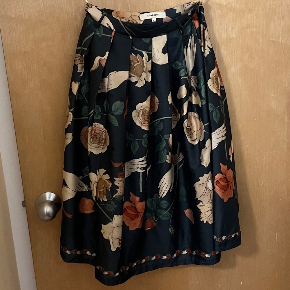 Simple Retro- Midi Skirt